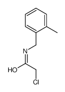 2-氯-N-(2-甲基苄基)乙酰胺结构式