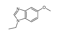 (9ci)-1-乙基-5-甲氧基-1H-苯并咪唑结构式