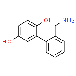 2,5-Biphenyldiol, 2-(aminomethyl)- (8CI) structure