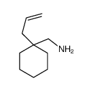 (1-prop-2-enylcyclohexyl)methanamine结构式