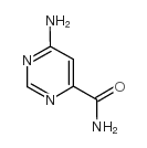 4-Pyrimidinecarboxamide,6-amino- Structure