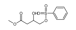 methyl 4-(benzenesulfonyloxy)-3-hydroxybutanoate Structure
