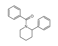 1-benzoyl-2-phenylpiperidine结构式