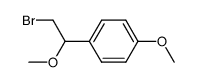 1-(2-bromo-1-methoxyethyl)-4-methoxybenzene Structure
