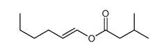 hex-1-enyl 3-methylbutanoate结构式