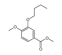 methyl 3-butoxy-4-methoxybenzoate Structure