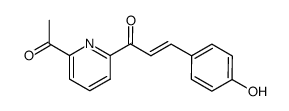 2-acetyl-6-[3-(4-hydroxyphenyl)-1-oxoprop-3-enyl]pyridine Structure