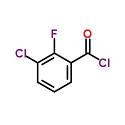 3-氯-2-氟苯甲酰氯结构式