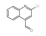 2-氯喹啉-4-羧醛结构式