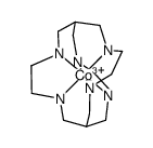 Co(3,6,10,13,16,19-hexa-azabicyclo{6.6.6}eicosane)(3+) Structure