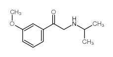 2-异丙基氨基-3-甲氧基苯乙酮结构式