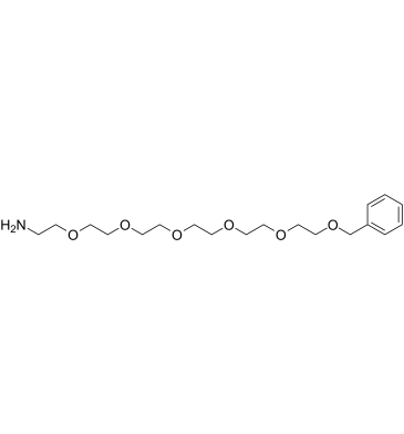 Benzyl-PEG6-amine Structure