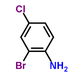 2-溴-4-氯苯胺结构式