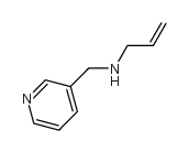 N-(3-吡啶基甲基)-2-丙烯基-1-胺结构式