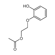 2-(2-hydroxyphenoxy)ethyl acetate Structure