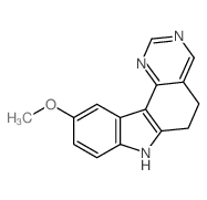 10-methoxy-6,7-dihydro-5H-pyrimido[5,4-c]carbazole Structure