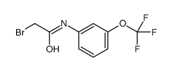 2-bromo-N-[3-(trifluoromethoxy)phenyl]acetamide Structure