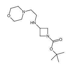 1-Boc-3-(2-吗啉-4-基-乙基氨基)-氮杂丁烷结构式