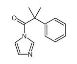 1-imidazol-1-yl-2-methyl-2-phenylpropan-1-one Structure