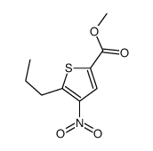 methyl 4-nitro-5-propylthiophene-2-carboxylate结构式