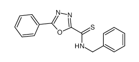N-benzyl-5-phenyl-1,3,4-oxadiazole-2-carbothioamide结构式