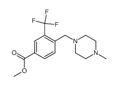4-(4-methylpiperazin-1-ylmethyl)-3-trifluoromethylbenzoic acid methyl ester Structure
