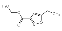 5-乙基-3-异噁唑羧酸乙酯结构式