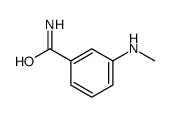 3-(甲基氨基)苯甲酰胺结构式