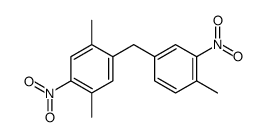 1,4-dimethyl-2-[(4-methyl-3-nitrophenyl)methyl]-5-nitrobenzene Structure