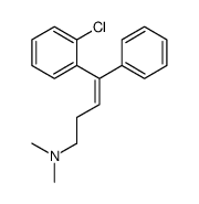 4-(2-chlorophenyl)-N,N-dimethyl-4-phenylbut-3-en-1-amine结构式