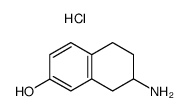 2-羟基-7-氨基四氢萘盐酸盐结构式