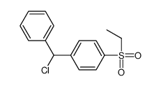 1-[chloro(phenyl)methyl]-4-ethylsulfonylbenzene Structure