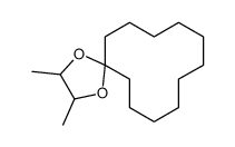 2,3-dimethyl-1,4-dioxaspiro[4.11]hexadecane Structure