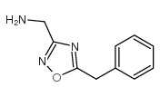 1-(5-苄基-1,2,4-氧杂二唑-3-基)甲胺结构式