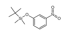 tert-butyldimethyl(3-nitrophenoxy)silane结构式