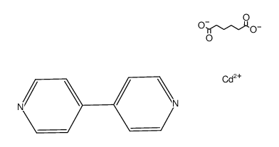 [Cd(adipate)(4,4'-bipyridine)]n Structure