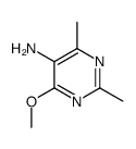 (6CI)-5-氨基-4-甲氧基-2,6-二甲基嘧啶结构式