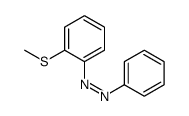 (2-methylsulfanylphenyl)-phenyldiazene Structure
