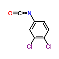 3,4-Dichlorophenyl isocyanate Structure