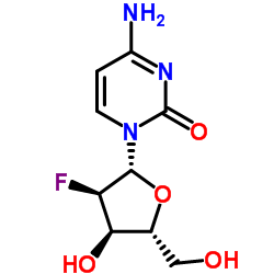 2'-Deoxy-2'-fluorocytidine structure