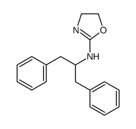N-(1,3-diphenylpropan-2-yl)-4,5-dihydro-1,3-oxazol-2-amine结构式