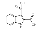 1H-吲哚-2,3-二羧酸结构式