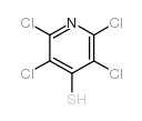 2,3,5,6-四氯-4-巯基吡啶结构式