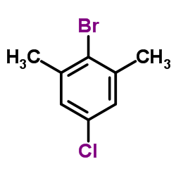 4-氯-2,6-二甲基溴苯结构式