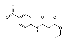 ethyl 3-(4-nitroanilino)-3-oxopropanoate结构式
