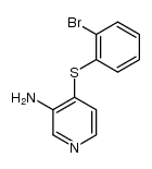 4-(2-bromo-phenylsulfanyl)-[3]pyridylamine Structure