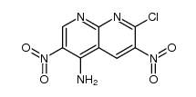 5-amino-2-chloro-3,6-dinitro-1,8-naphthyridine结构式