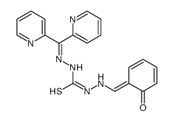 1-(di-(2-pyridyl)methylene)-5-salicylidenethiocarbonohydrazide结构式
