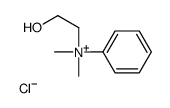 2-hydroxyethyl-dimethyl-phenylazanium,chloride Structure