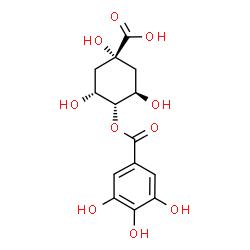 4-没食子酰基奎宁酸结构式